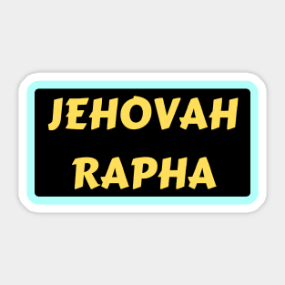 Jehovah Rapha | Christian Typography Sticker